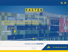 Tablet Screenshot of kasten.cz